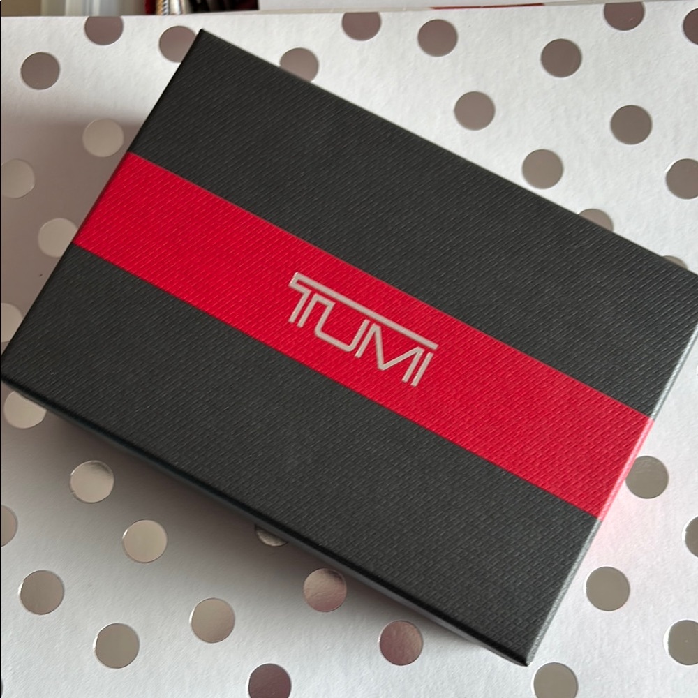 Tumi Black and Red Gift Box